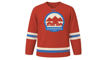 Load image into Gallery viewer, Ulaanbaatar Original Hockey Jersey in Felt Red, front view – custom name and number