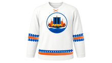 Load image into Gallery viewer, Up Helly Aa Original Hockey Jersey in White, front view – custom name and number
