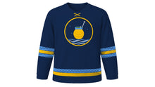 Load image into Gallery viewer, Uruguay Independence Day Original Hockey Jersey in Navy, front view – custom name and number