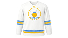 Load image into Gallery viewer, Uruguay Independence Day Original Hockey Jersey in White, front view – custom name and number
