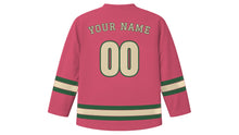 Load image into Gallery viewer, Victoria Original Hockey Jersey in Garden Rose, back view with your name and number