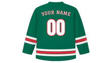 Load image into Gallery viewer, Victory Day Bangladesh Original Hockey Jersey in Bottle Green, back view with your name and number