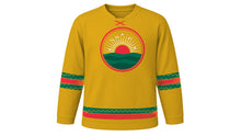 Load image into Gallery viewer, Victory Day Bangladesh Original Hockey Jersey in Gold, front view – custom name and number