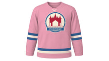 Load image into Gallery viewer, Vientiane Original Hockey Jersey in Lotus Pink, front view – custom name and number