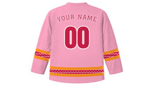 Load image into Gallery viewer, Vu Lan Original Hockey Jersey in Lotus Pink, back view with your name and number