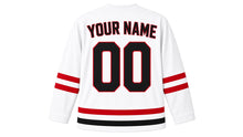 Load image into Gallery viewer, Waitangi Day Original Hockey Jersey in White, back view with your name and number