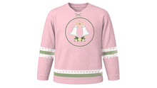 Load image into Gallery viewer, Wedding Day Original Hockey Jersey in Blush Pink, front view – custom name and number