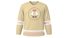 Load image into Gallery viewer, Wedding Day Original Hockey Jersey in Champagne, front view – custom name and number