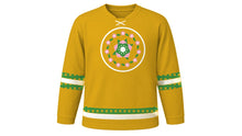 Load image into Gallery viewer, Whit Monday Original Hockey Jersey in Gold, front view – custom name and number
