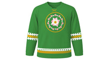 Load image into Gallery viewer, Whit Monday Original Hockey Jersey in Spring Green, front view – custom name and number