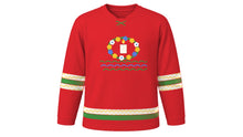 Load image into Gallery viewer, Wianki Original Hockey Jersey in Poppy Red, front view – custom name and number