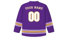 Load image into Gallery viewer, Women's Day South Africa Original Hockey Jersey in Purple, back view with your name and number