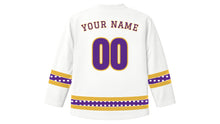 Load image into Gallery viewer, Women's Day South Africa Original Hockey Jersey in White, back view with your name and number