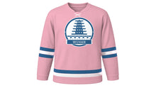Load image into Gallery viewer, Wuhan Original Hockey Jersey in Blossom Pink, front view – custom name and number