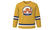 Load image into Gallery viewer, Xi'an Original Hockey Jersey in Tang Gold, front view – custom name and number