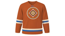 Load image into Gallery viewer, Yennayer Original Hockey Jersey in Terracotta, front view – custom name and number