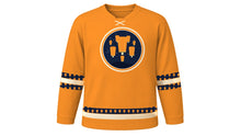 Load image into Gallery viewer, Yi Peng Original Hockey Jersey in Lantern Orange, front view – custom name and number