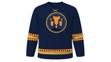 Load image into Gallery viewer, Yi Peng Original Hockey Jersey in Night Sky Blue, front view – custom name and number