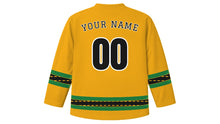 Load image into Gallery viewer, Youth Day South Africa Original Hockey Jersey in Gold, back view with your name and number