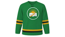 Load image into Gallery viewer, Youth Day South Africa Original Hockey Jersey in Green, front view – custom name and number