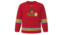 Load image into Gallery viewer, Yule Original Hockey Jersey in Berry Red, front view – custom name and number