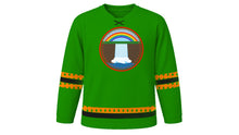 Load image into Gallery viewer, Zambia Independence Day Original Hockey Jersey in Green, front view – custom name and number