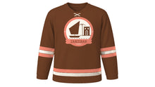 Load image into Gallery viewer, Zanzibar Original Hockey Jersey in Spice Clove, front view – custom name and number