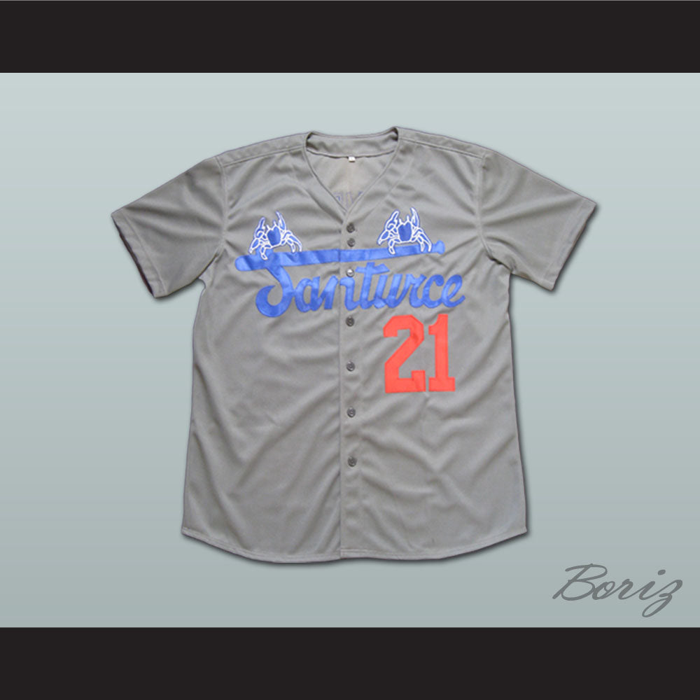 Roberto Clemente 21 Santurce Crabbers Puerto Rico Baseball Jersey 2