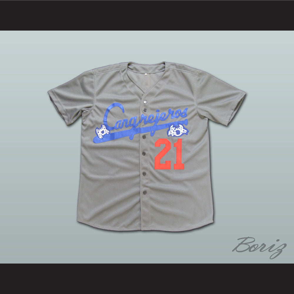 Roberto Clemente 21 Santurce Crabbers Puerto Rico Baseball Jersey 1