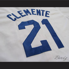 Load image into Gallery viewer, Roberto Clemente 21 Santurce Crabbers Puerto Rico White Baseball Jersey