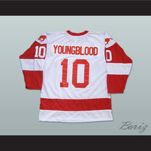 Load image into Gallery viewer, Dean Youngblood 10 Hamilton Mustangs Hockey Jersey Youngblood Movie