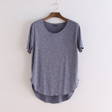 Load image into Gallery viewer, 100% Cotton Summer Fitness New Short Sleeve T Shirt Harajuku Loose Model Women T-shirt Casual O-neck Slim Fashion Woman Clothes