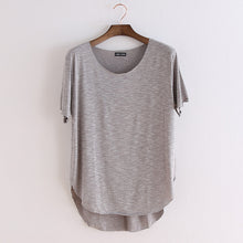 Load image into Gallery viewer, 100% Cotton Summer Fitness New Short Sleeve T Shirt Harajuku Loose Model Women T-shirt Casual O-neck Slim Fashion Woman Clothes