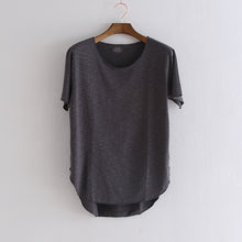 Load image into Gallery viewer, 100% Cotton Summer Fitness New Short Sleeve T Shirt Harajuku Loose Model Women T-shirt Casual O-neck Slim Fashion Woman Clothes