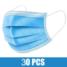 Load image into Gallery viewer, 100pcs Face Mouth Dust Mask Disposable Protect 3 Layers Anti Dust Mask Filter Earloop Non Woven Mouth Masks Fast Shipping