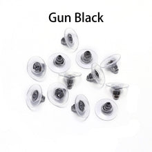 Load image into Gallery viewer, 100pcs/lot Rubber Earring Backs Stopper Earnuts Stud Earring Back Supplies For Jewelry DIY Jewelry Findings Making Accessories