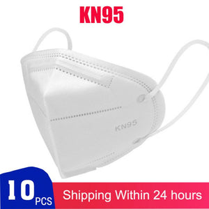 10PCS Masks KN95 Face Mask 99% Filtration Proof Anti Protective Masks Mouth Cover Protective Dust Masks Respirator Fast Delivery