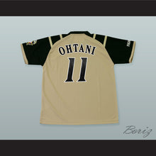 Load image into Gallery viewer, Shohei Ohtani 11 Hokkaido Nippon-Ham Fighters Tan Baseball Jersey with Patch