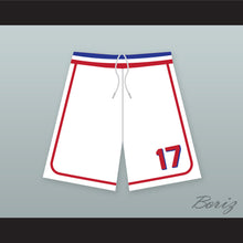 Load image into Gallery viewer, Doug Remer 17 Milwaukee Beers BASEketball White Basketball Shorts 1