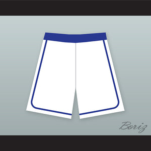 Doug Remer 17 Milwaukee Beers BASEketball White Basketball Shorts 2