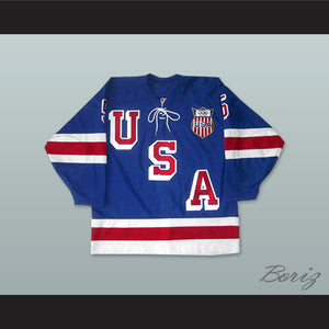 1960 Herb Brooks 5 USA Hockey Jersey with Patch