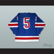 Load image into Gallery viewer, 1960 Herb Brooks 5 USA Hockey Jersey with Patch