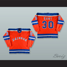 Load image into Gallery viewer, 1972-73 Gary Kurt 30 WHA New York Raiders Orange Hockey Jersey