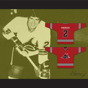 WHA 1972-73 Los Angeles Sharks Gary Veneruzzo 2 Away Hockey Jersey