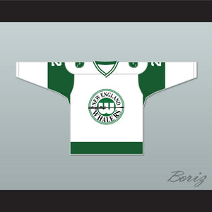 WHA 1972-73 New England Whalers Rick Ley 2 Home Hockey Jersey
