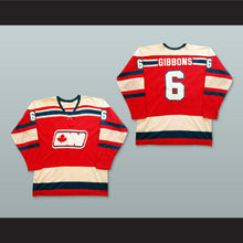 Load image into Gallery viewer, WHA 1972-73 Ottawa Nationals Brian Gibbons 6 Away Hockey Jersey