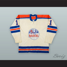 Load image into Gallery viewer, 1972-75 WHA Craig Reichmuth 11 New York Raiders White Hockey Jersey