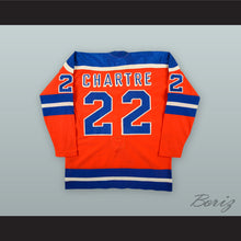 Load image into Gallery viewer, 1973-74 WHA Claude Chartre 22 Jersey Knights Orange Hockey Jersey