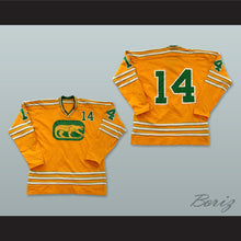 Load image into Gallery viewer, WHA 1973-74 Chicago Cougars Ralph Backstrom 14 Away Hockey Jersey