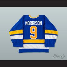 Load image into Gallery viewer, WHA 1973-74 Minnesota Fighting Saints George Morrison 9 Away Hockey Jersey